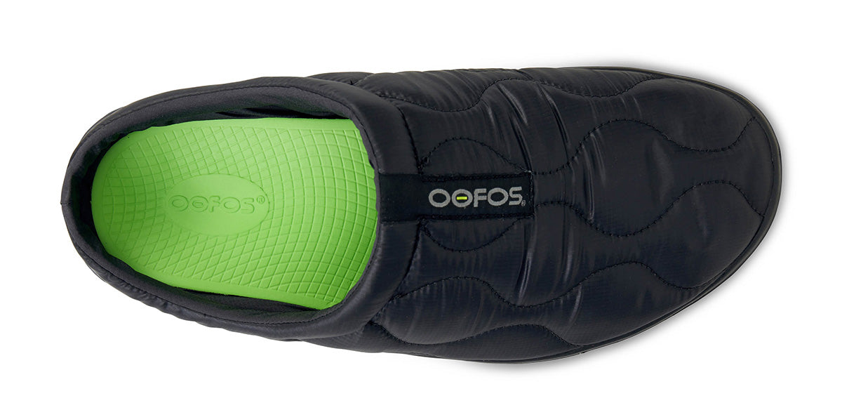 OOFOS Women's OOmg OOcoozie Thermo Mule - Black