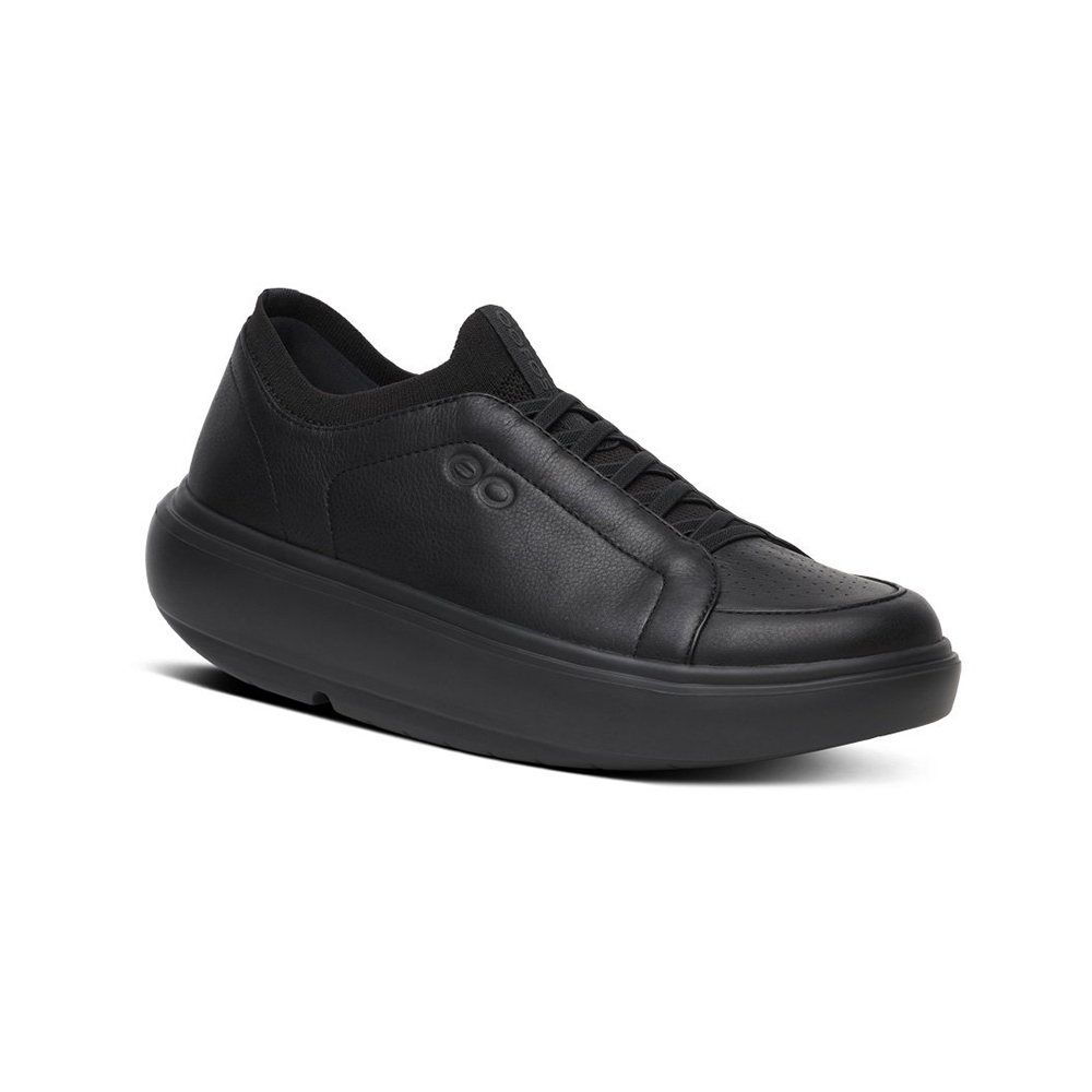 OOFOS Men's OOmg Club Plus - Black