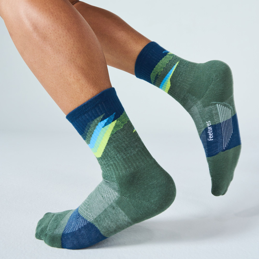 Feetures Trail Max Cushion Mini Crew