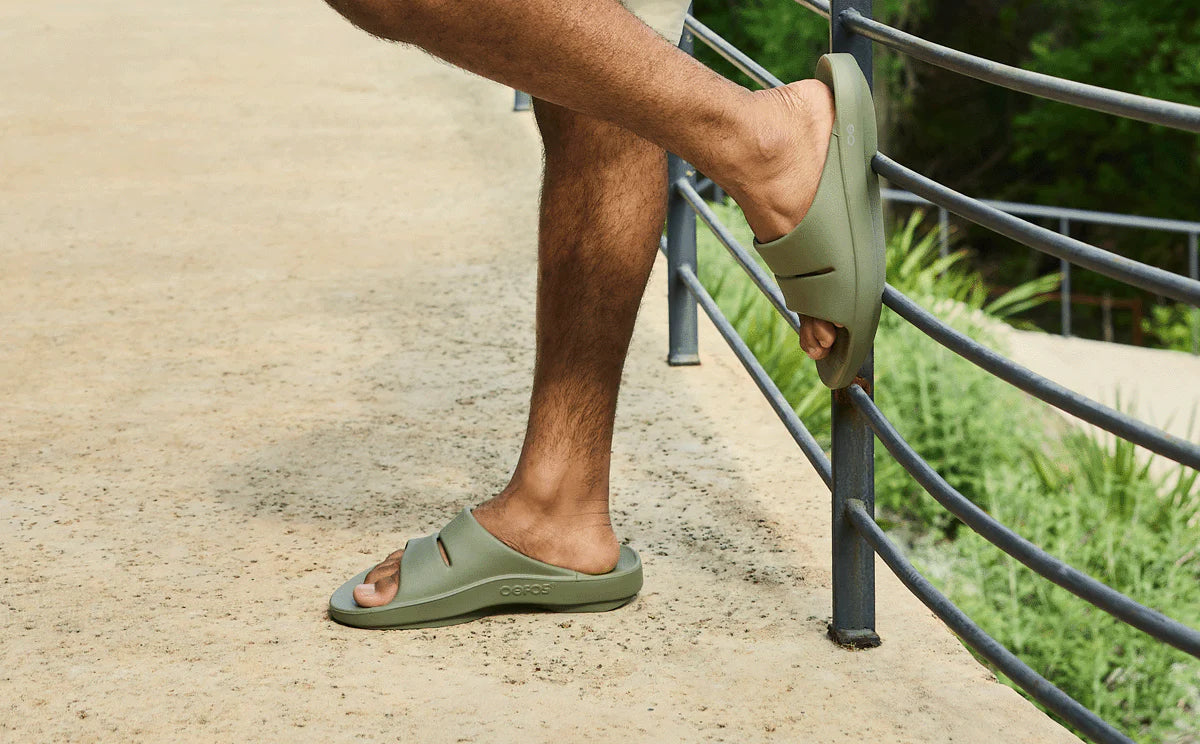 OOFOS Men's OOahh Slide - Foliage