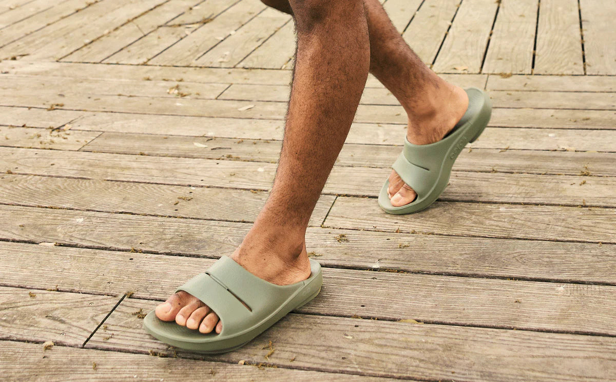 OOFOS Men's OOahh Slide - Foliage