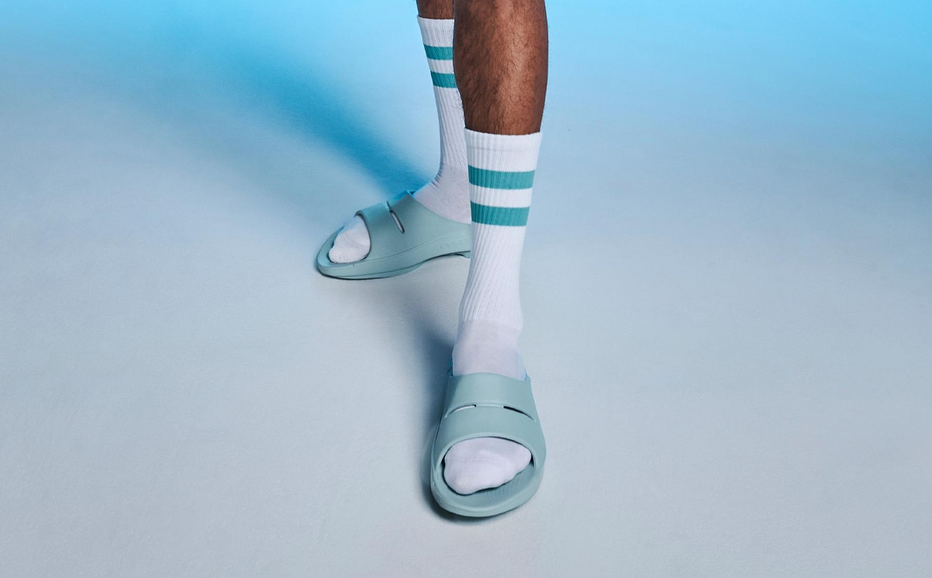 OOFOS Men's OOahh Slide - Mist