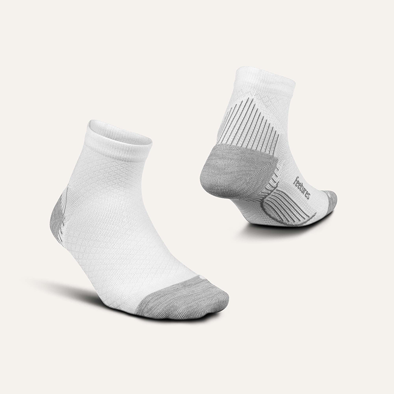 Feetures Plantar Fasciitis Compression Sock Light Cushion Quarter