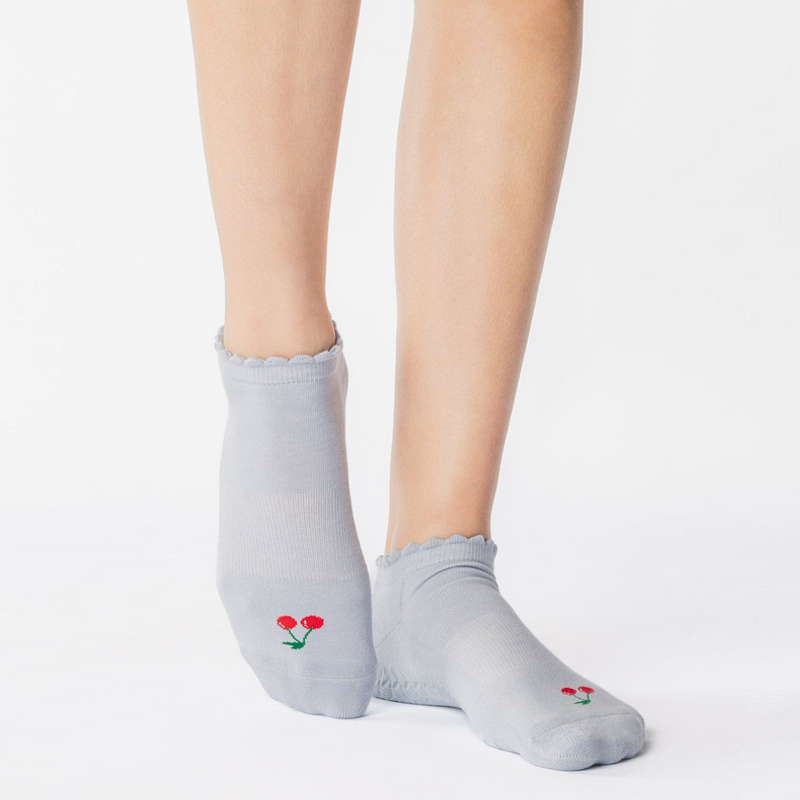 Pointe Studio Cherry Full Foot Grip Sock