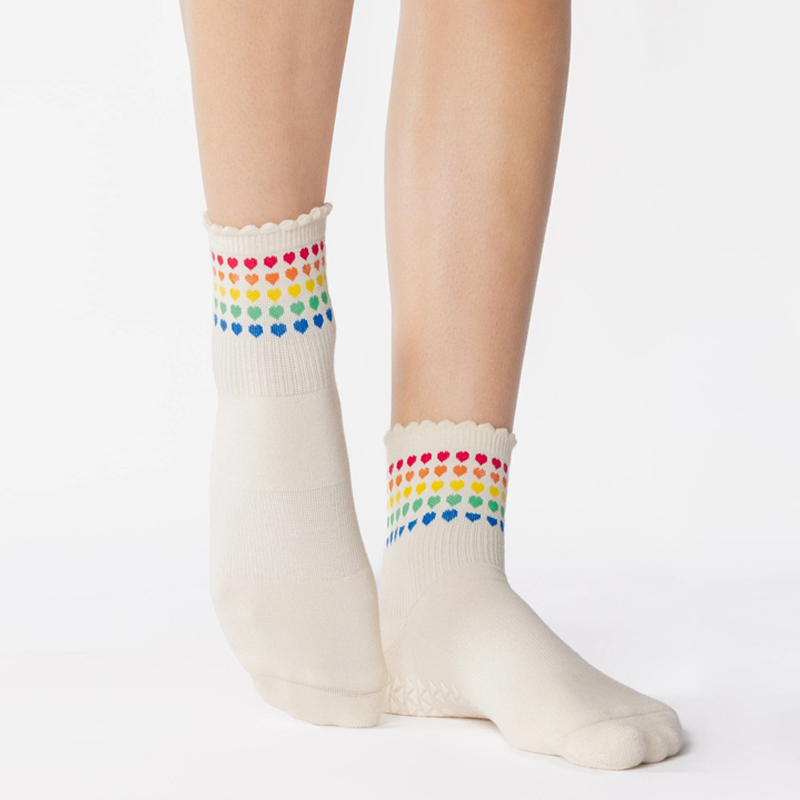 Pointe Studio Sweetheart Ankle Grip Sock