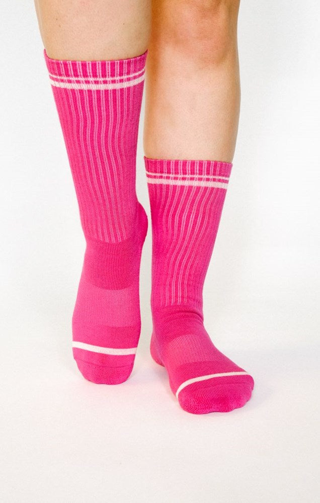 Pointe Studio Varsity Crew Grip Socks